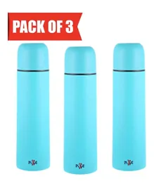 Pixie Thermo Flask Pack Of 3  Blue - 750 ml