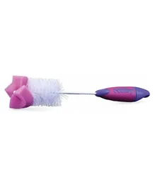 Nuby Sponge Tipped Bottle and Nipple Brush - Purple