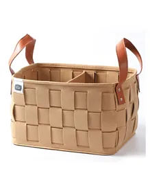 Little Story Laundry and Storage Basket - Brown