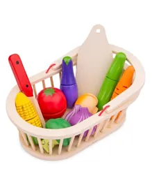 New Classic Toys Cutting Meal - Vegetable Basket