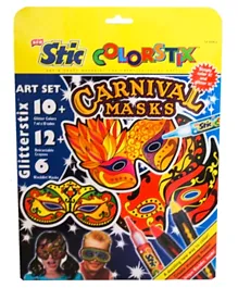 Stic Glitterstix Carnival Mask Art set  - Multicolour