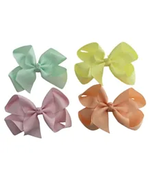 Viva La Bow Spring Bow Clips - Pack of 4