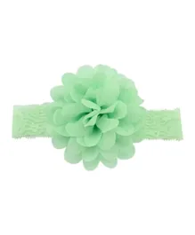 Babyqlo Flexible Fashion Stretchable Flower Headband - Green