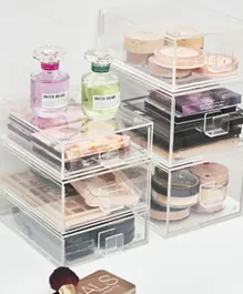 Homesmiths Vanity Stackable 2 Tiers Acrylic Clear Drawer - Large