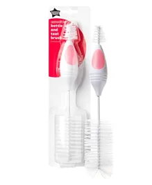 Tommee Tippee Essentials Bottle and Teat Brush - Pink