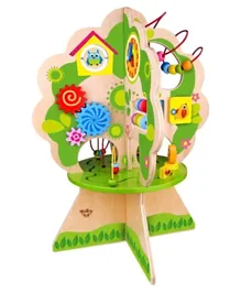 Tooky Toy Wooden Activity Tree - Multicolour