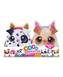 CoCo Surprise Squishies Soft Plush Toy Pack of 6  Assorted - 12 Inches