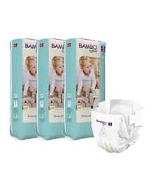 Bambo Nature Eco-Friendly Diapers Pack of 3 Size 5 - 132 Pieces