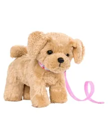 Our Generation Poseable Goldendoodle Pup Beige - 6 Inches