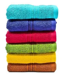 Rahalife 100% Cotton Hand Towel Set - 6 Pieces
