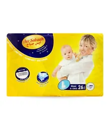 Ace Sabaah Natural Baby Diapers Size 4 - 26 Pieces