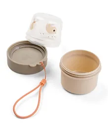 Done by Deer To Go 2-way Snack Container - Birdee Sand