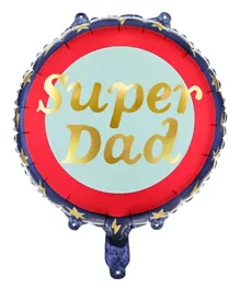 PartyDeco Foil Balloon Super Dad - Multicolor