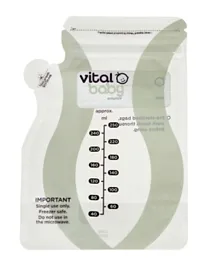 Vital Baby Nurture Easy Pour Breast Milk Storage Bags Pack of 30 - 250ml