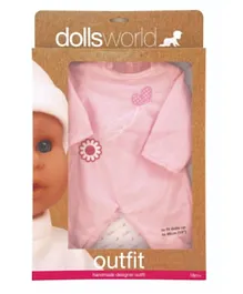 Dollsworld Handmade Designer Outfits Pink - 46 cm