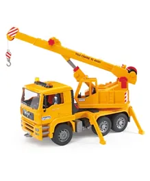Bruder Man Crane truck - Yellow