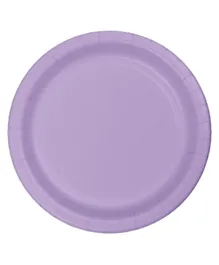 Creative Converting Touch of Color Lunch Plate Large Luscious Lavender Pack of 24 - 10 Inches