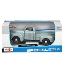 Maisto Die Cast 1:24 Scale Special Edition 1948 Ford F-1 Pickup - Silver