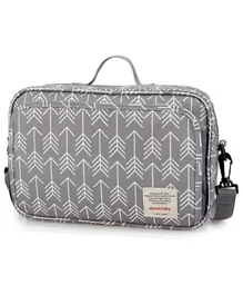 Little Story Baby Diaper Changing Clutch Kit - Melange Grey