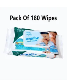 Cute 'n' Cuddle Wet Wipes with Aloe and Chamomile - 180 Pieces