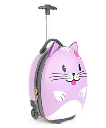 Boppi Tiny Trekker Cat Trolley Luggage Case - Purple