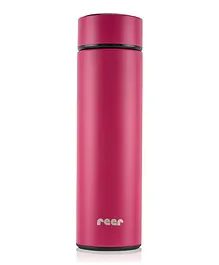 Reer Colour Design Stainless Steel Vacuum Flask 450ml - Berry Red