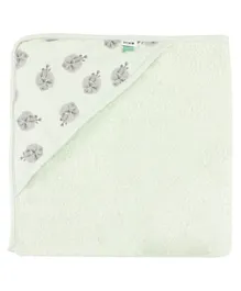 Trixie Hooded Towel With Wash Cloth Blowfish - Green