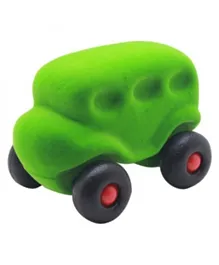 Rubbabu Soft Baby Educational Toy 2Skool Bus Little - Green