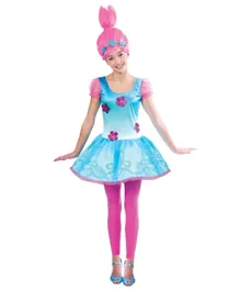 Party Center Teen Trolls Poppy Costume - Pink Blue