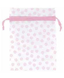 Party Centre Pink Dots Organza Bags - Pack of 12