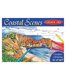 Colour Art Coastal Scenes Coloring Book - English
