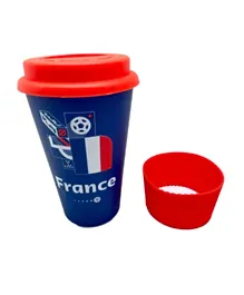 FIFA 2022 Country Mug With Silicone Lid & Sleeve France - 450mL