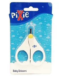 Pixie Baby Scissors - White