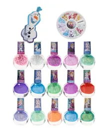 Townley Girl Disney Frozen Nail Polish Set with Nail Accessories - 18 Pieces