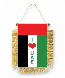 Party Magic I Love UAE Flag Penant