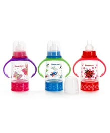Baby Plus Bottle with Nipple Multicolour - 150 ml (Colour and Design May Vary)