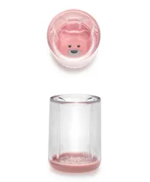 Melii Plastic Cup Bear Pink - 145mL
