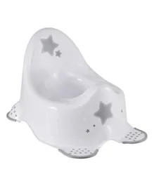 Keeeper Potty With Anti-Slip Function- Stars Print -  White