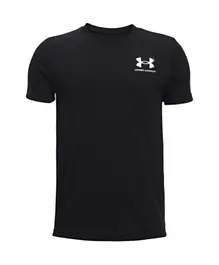 Under Armour UA Sportstyle Left Chest T-Shirt - Black