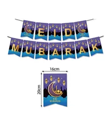 Highland Eid Mubarak Tableware Decoration Set - 92 Pieces