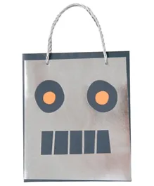 Meri Meri Robot Party Bags Pack of 8 - Siliver