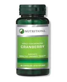 Nutritionl Cranberry Highly Concentrated - 60 Capsules