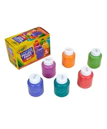 Crayola Washable Project Paint Set - Pack of 6