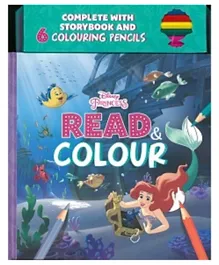 Disney Princess Ariel Read & Colour - 32 Pages