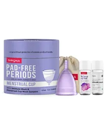 SIRONA Pro Reusable Menstrual Cup Set - 4 Pieces