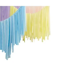 Ginger Ray Pastel Streamer Ceiling Decoration - Multicolor