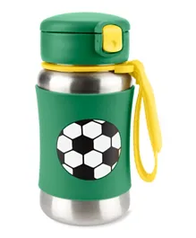 Skip Hop Spark Style SS Straw Bottle Football - 350mL
