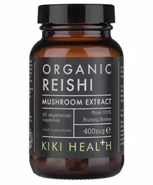 Kiki Health Organic Reishi Mushroom Extract - 60 Capsules