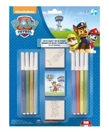 Multiprint Italia Blister Paw Patrol Marker Pens and Stamps Art Set - 11 Pieces