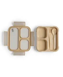 Citron 2023 Lunch Box With Fork & Spoon - Beige